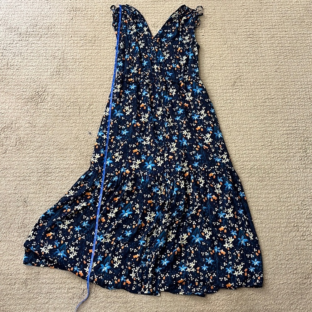 Gap midi dress navy small